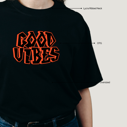 Good Vibes Only - Oversized T-Shirt