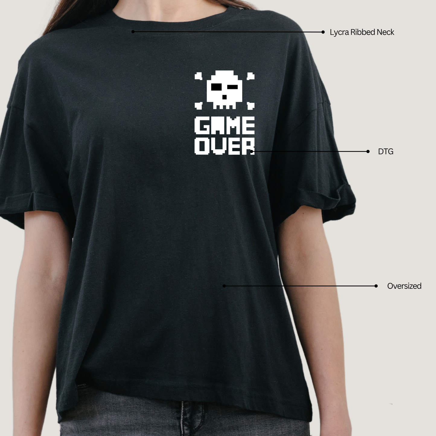 Game Over - Oversized T-Shirt