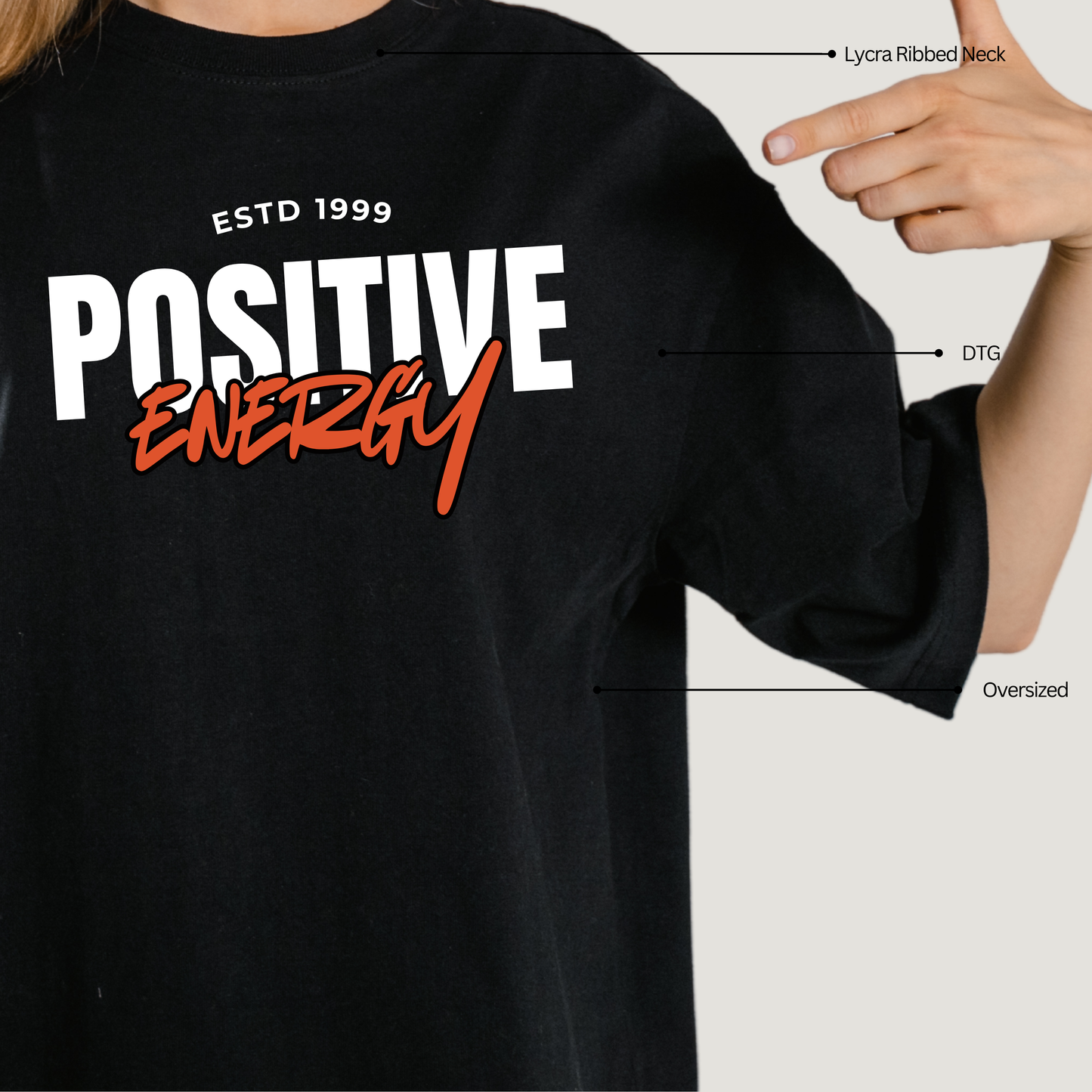 Positive Energy - Oversized T-Shirt