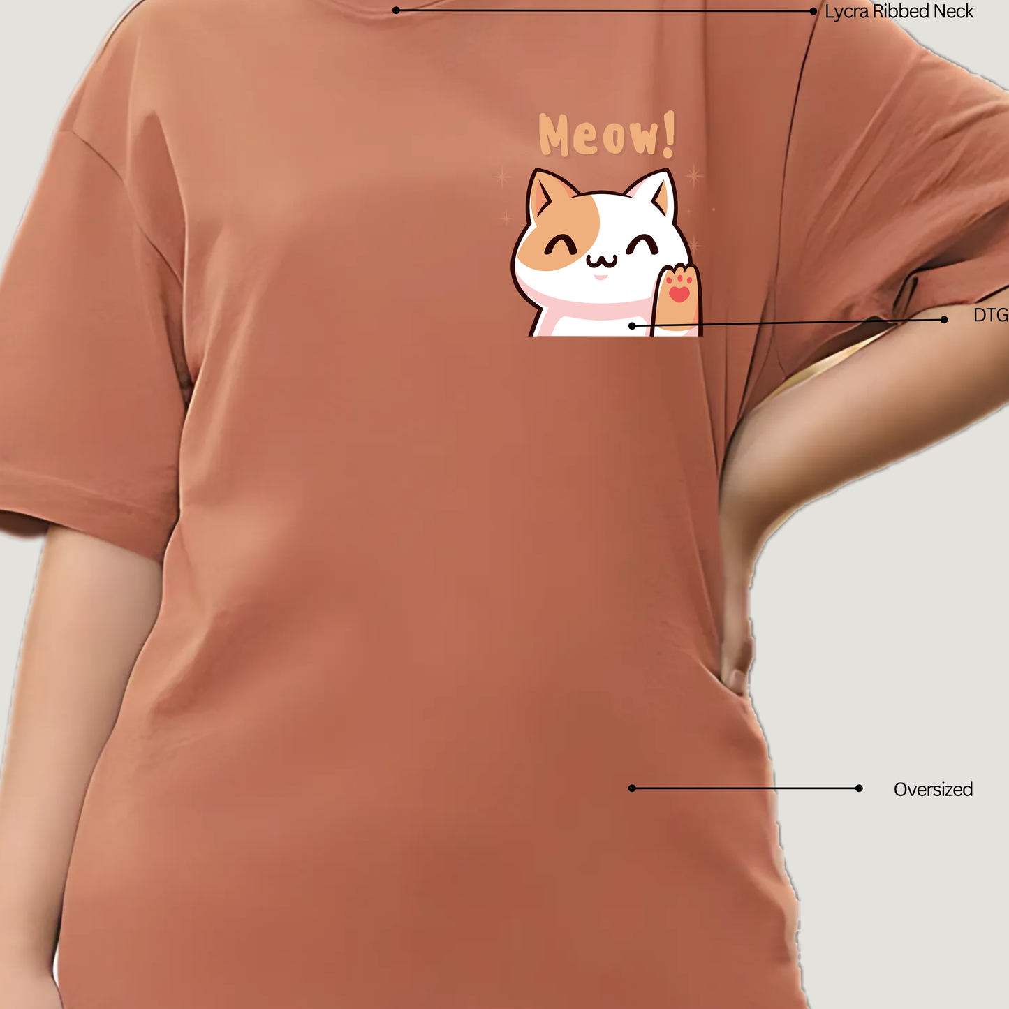 Catty - Oversized T-Shirt