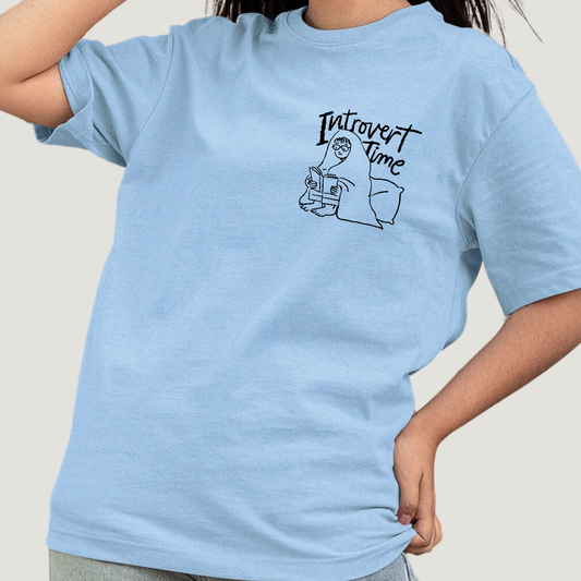 Introvert Time  - Oversized T-Shirt