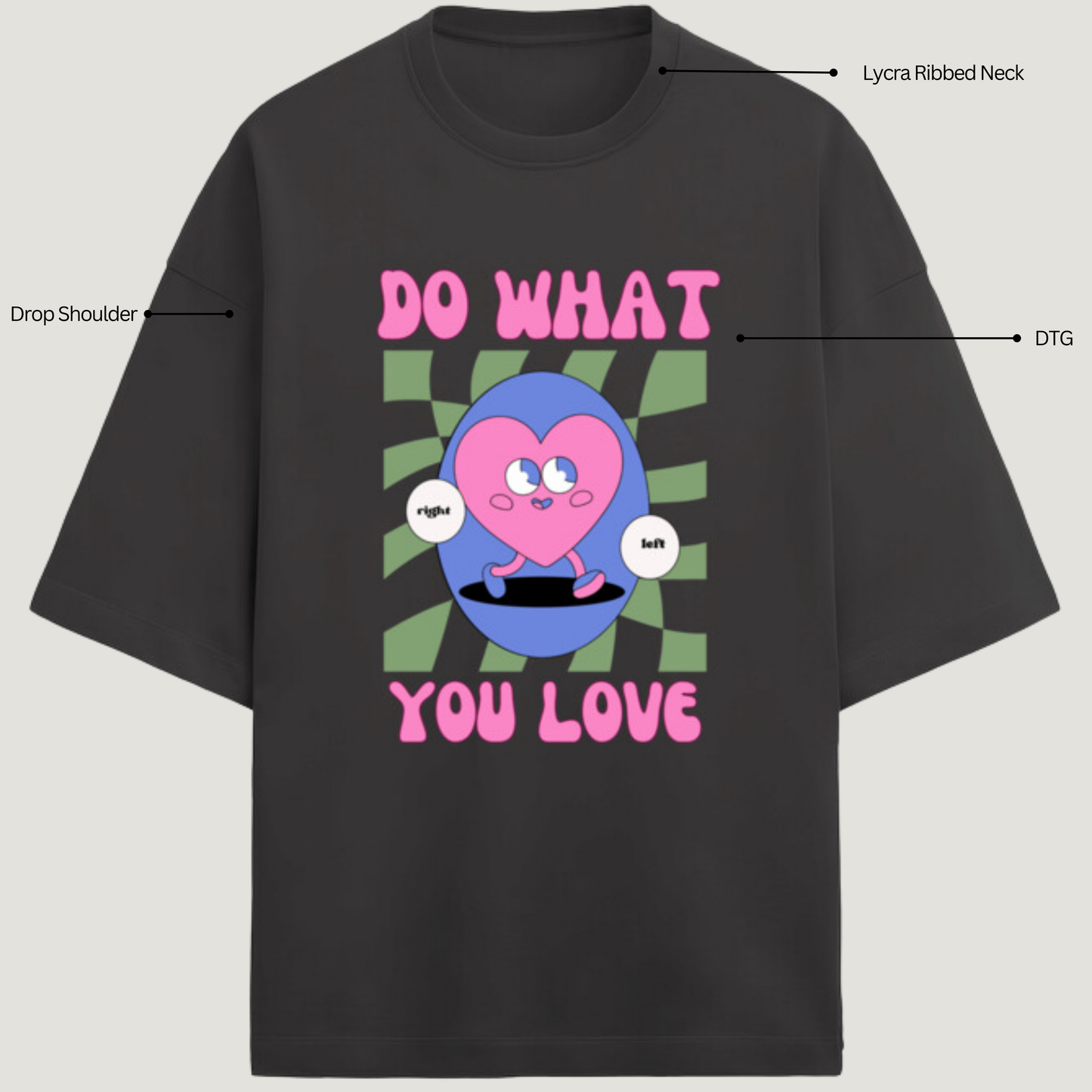 Love - Terry Oversized T-Shirt