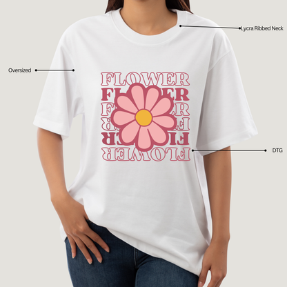 Flower - Oversized T-Shirt