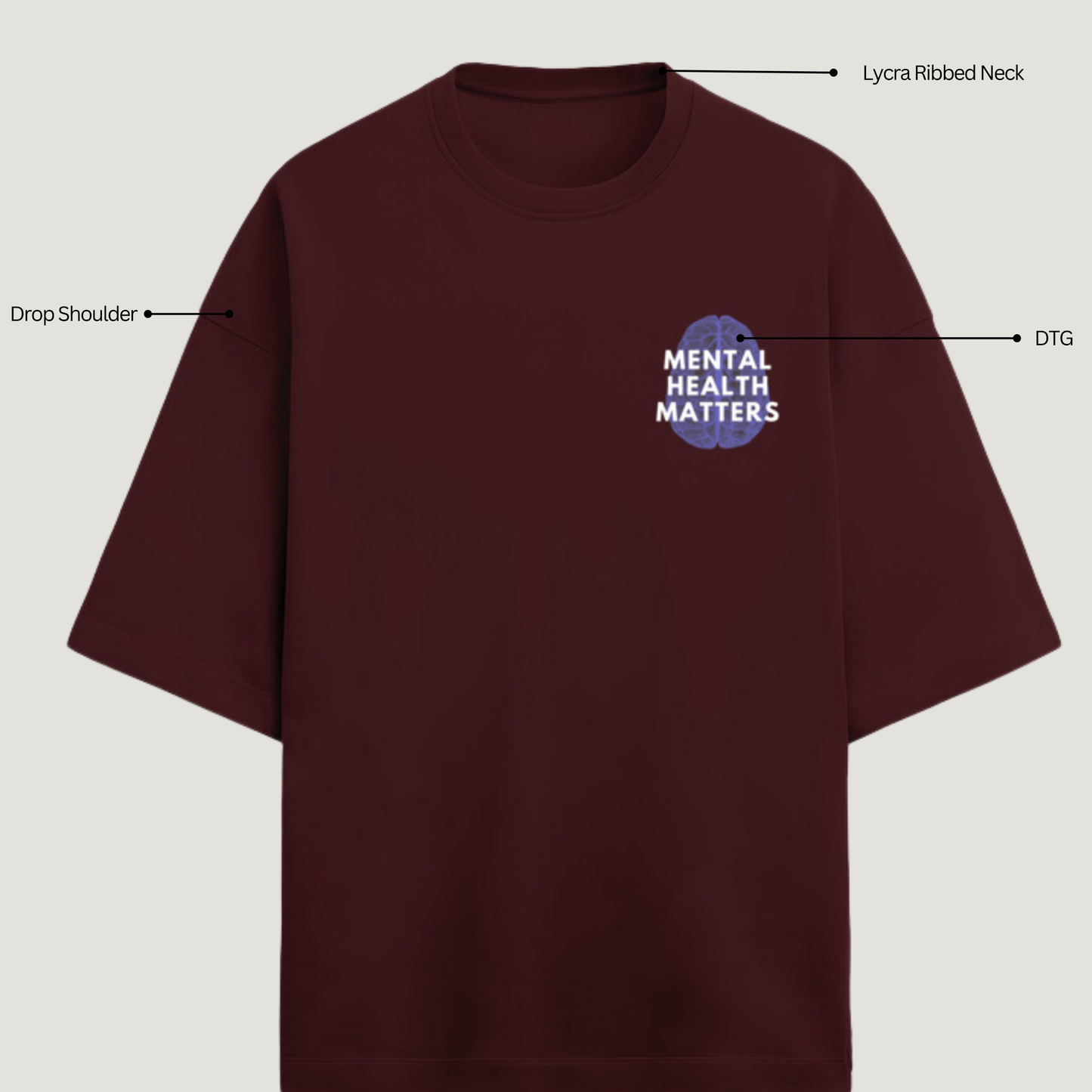 Mental health matters - Oversized T-Shirt