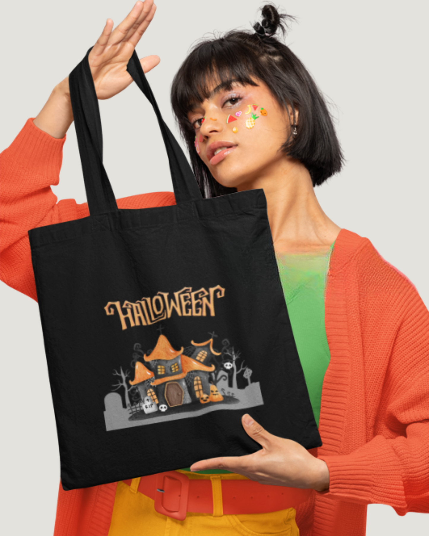 Halloween - Zip & Go Canvas Tote